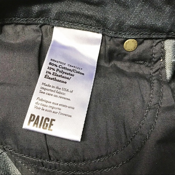 PAIGE Mid Rise Dark Wash Feliz Bootcut Jeans Size 31 - Picture 7 of 8